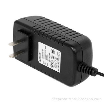 AC/DC Adapter for CCTV Cameras with 24W Maximum Output Power, USA Plug and UL Mark